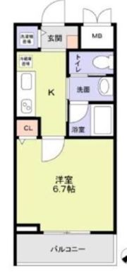 フェリシア文京の間取り画像