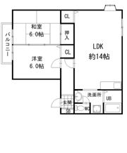 リバーランドジョイD棟の間取り画像