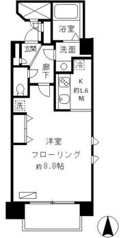 ドゥーエ青物横丁の間取り画像
