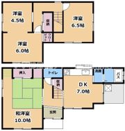 大津市月輪3丁目貸家の間取り画像