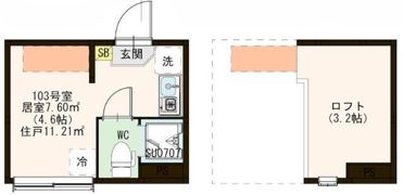 ワイズときわ台の間取り画像