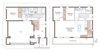 高輪1丁目戸建の間取り画像