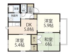 ブランシェ C棟の間取り画像