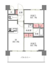 エステムコート南堀江Ⅱレアリスの間取り画像