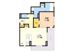 ラコルト板付の間取り画像
