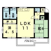 千原台ハイツの間取り画像