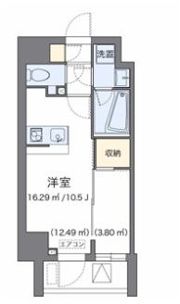 LOVIE麻布十番の間取り画像
