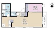 Halelea 梅島の間取り画像
