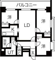 アーバンポイント高崎の間取り画像