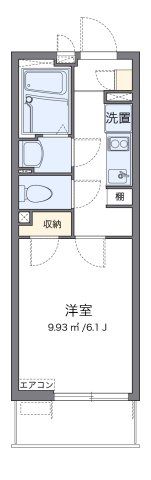 クレイノYK岡村の間取り画像