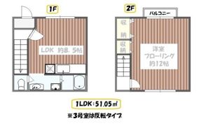シャンブル江戸川Ⅷの間取り画像