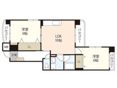 シティハイツ金屋町の間取り画像