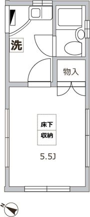 アムール笹塚の間取り画像