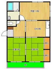 コーポラス荒井の間取り画像