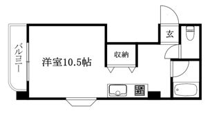 サンシャイン三洋の間取り画像