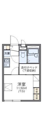 レオパレス広貴Cの間取り画像