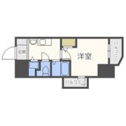 プレサンス心斎橋ルティアの間取り画像