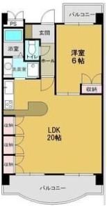 クレール浜松Ⅱの間取り画像