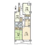 コスモパーク戸田弐番館の間取り画像