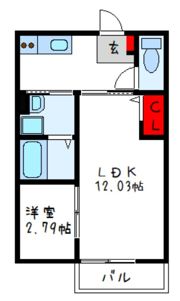 CASAVIVACE北野田の間取り画像