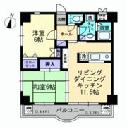 仁保新町コーポ福島の間取り画像