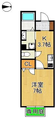 CARO（カロ）の間取り画像