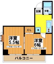 阪本マンションの間取り画像