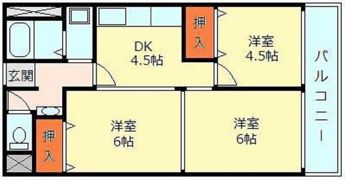セントエルモ門田文化町の間取り画像