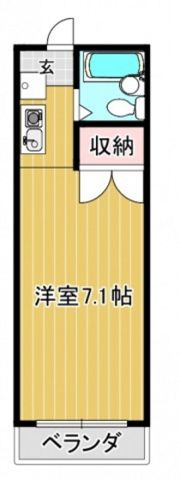 メゾンサンシャインの間取り画像