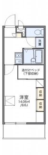 レオパレスサンブリッジⅣの間取り画像