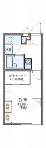 レオパレス飛鳥 常盤台の間取り画像