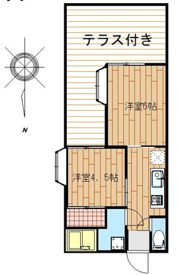 ラヴィ一越の間取り画像