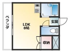 ハイムクマンドの間取り画像