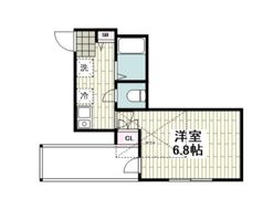 ライフアップ杉田の間取り画像