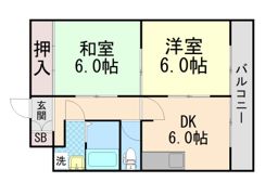 グランドール西岡本の間取り画像