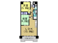 グランドヒルズ東海の間取り画像