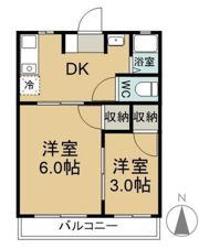 新松島コーポの間取り画像