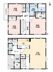 横須賀市二葉戸建の間取り画像