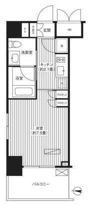 グランハイツ錦糸町の間取り画像