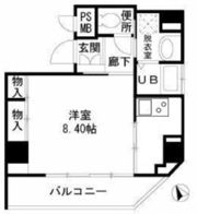 ディアコート蔵前の間取り画像