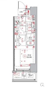 クレイシアIDZ横浜桜木町の間取り画像