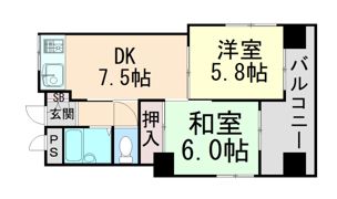 ラ・セーヌ六甲の間取り画像