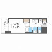 プレサンスOSAKA DOMECITYビーツの間取り画像