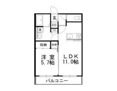 ALBAⅦの間取り画像