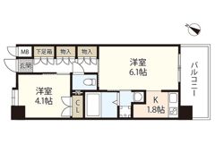 Papillon unの間取り画像