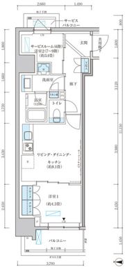 パークアクシス池袋イーストの間取り画像