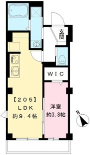 スカラーレ牛込の間取り画像