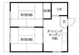 日商ハイツの間取り画像