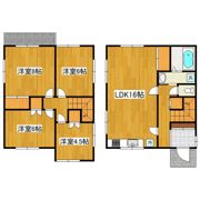 八雲4丁目一戸建の間取り画像