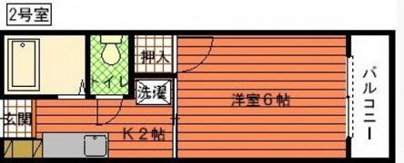 エスペラント皆実の間取り画像